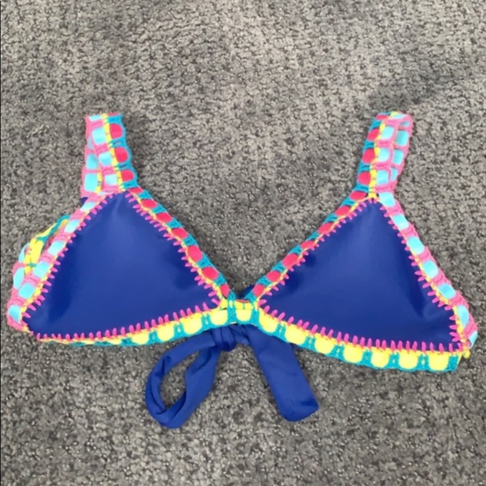 Crochet bikini top